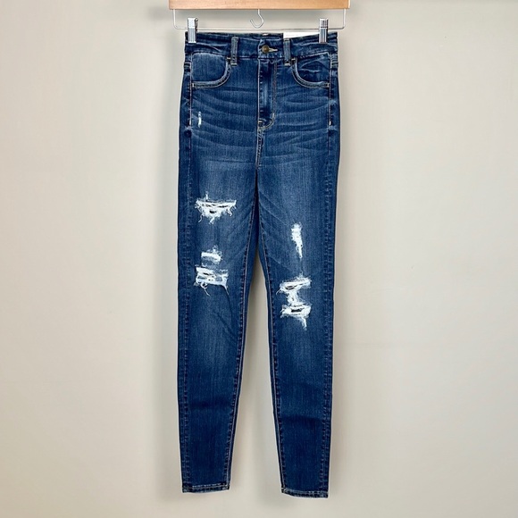 American Eagle Outfitters Curvy Super Hi-Rise Jegging - Picture 2 of 14
